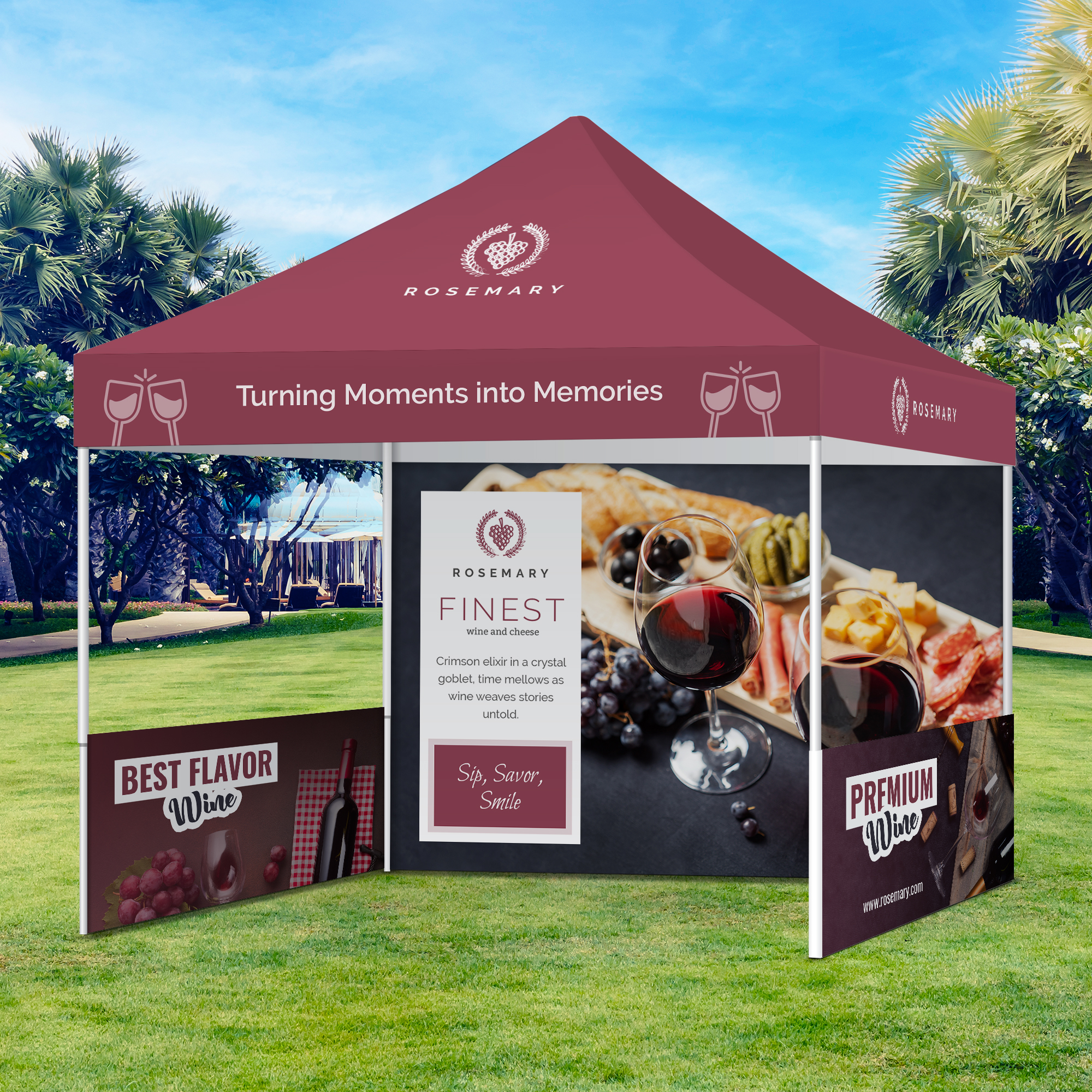 Branded Outdoor Tents
