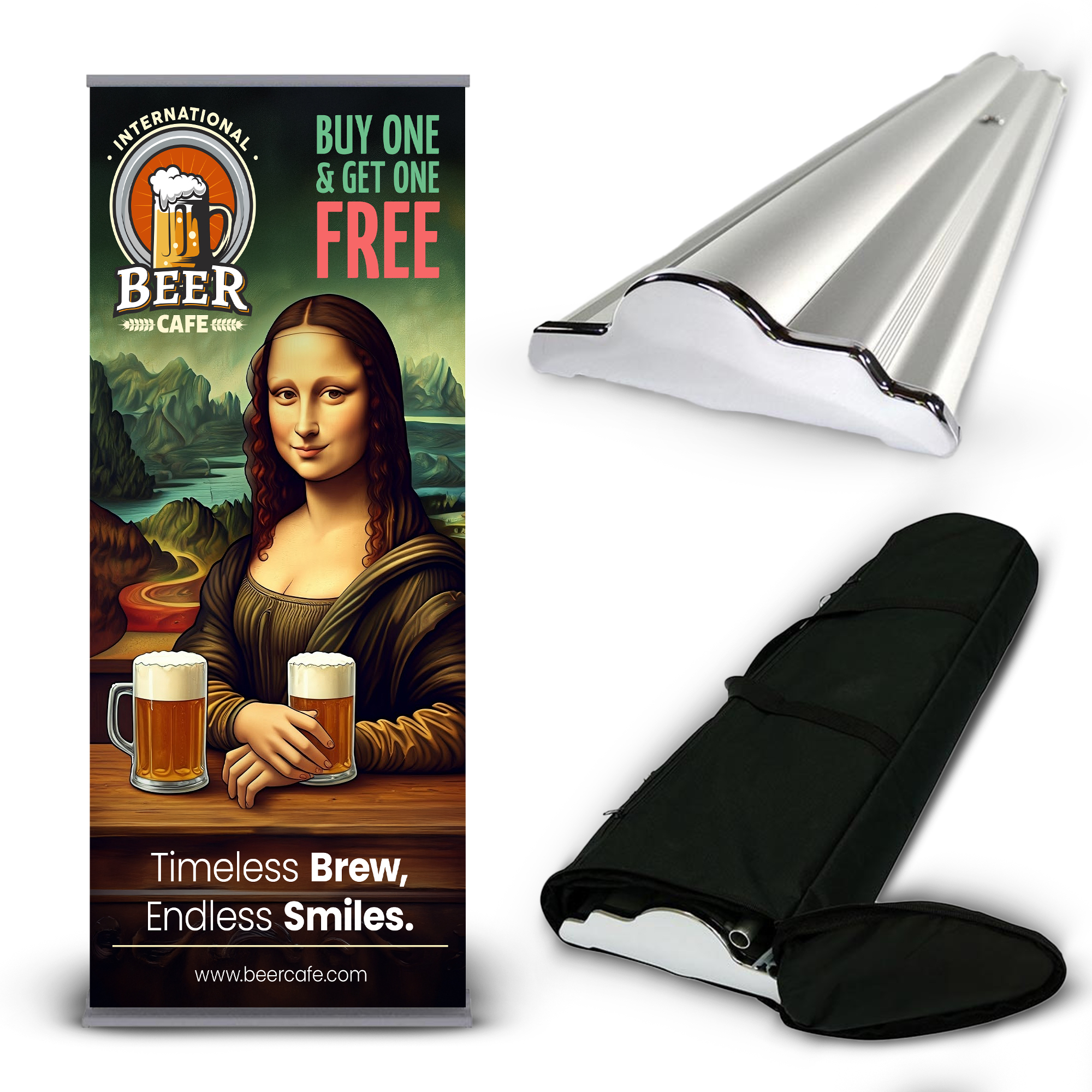 33.5" Wide Premium Banner Stand