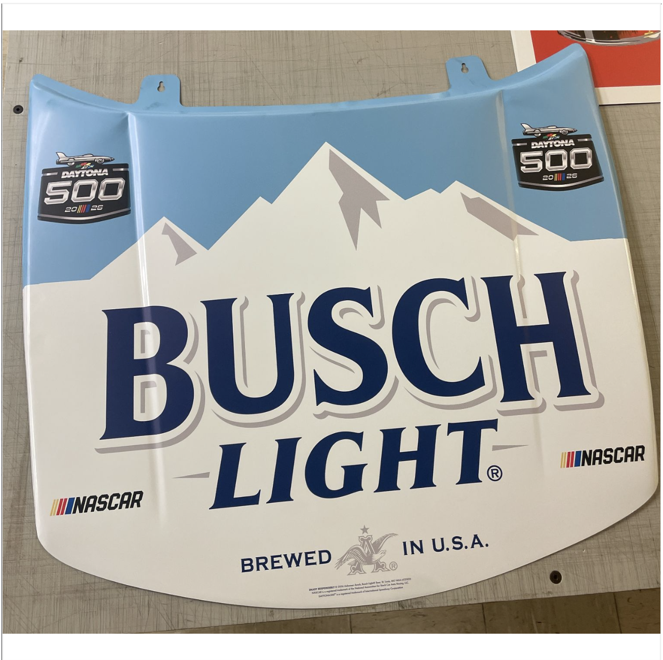 Car Hood Aluminum Sign 1